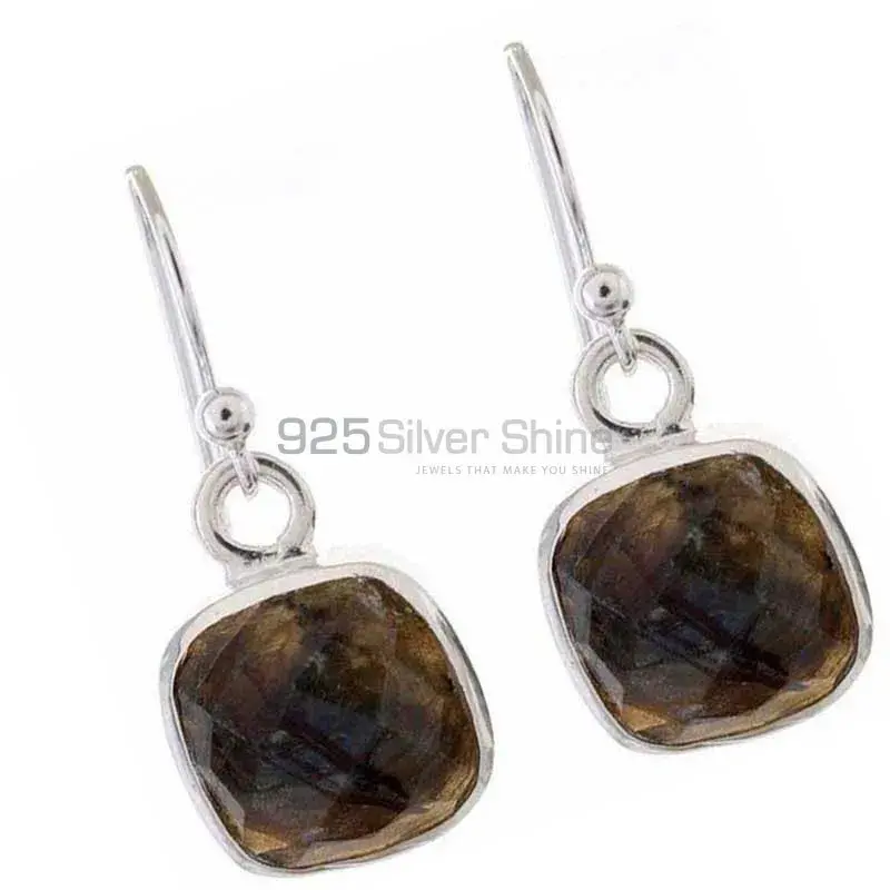 925 Sterling Silver Earrings In Natural Labradorite Gemstone 925SE1180_1