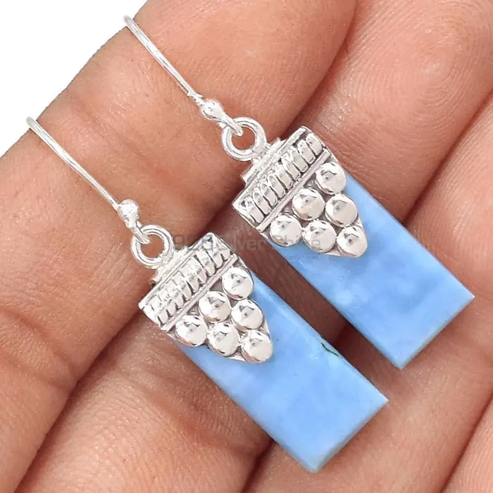 925 Sterling Silver Handmade Earrings In Agate Gemstone Jewelry 925SE2461_1