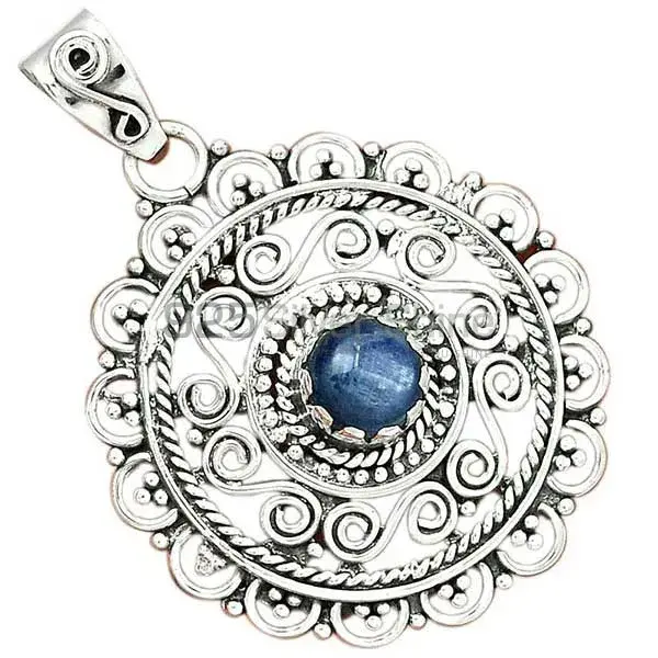 925 Sterling Silver Handmade Pendants In Kyanite Gemstone Jewelry 925SP19-2_2