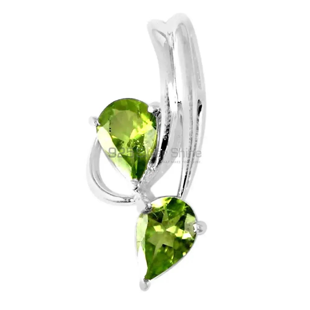 925 Sterling Silver Handmade Pendants In Peridot Gemstone Jewelry 925SP221-4_1