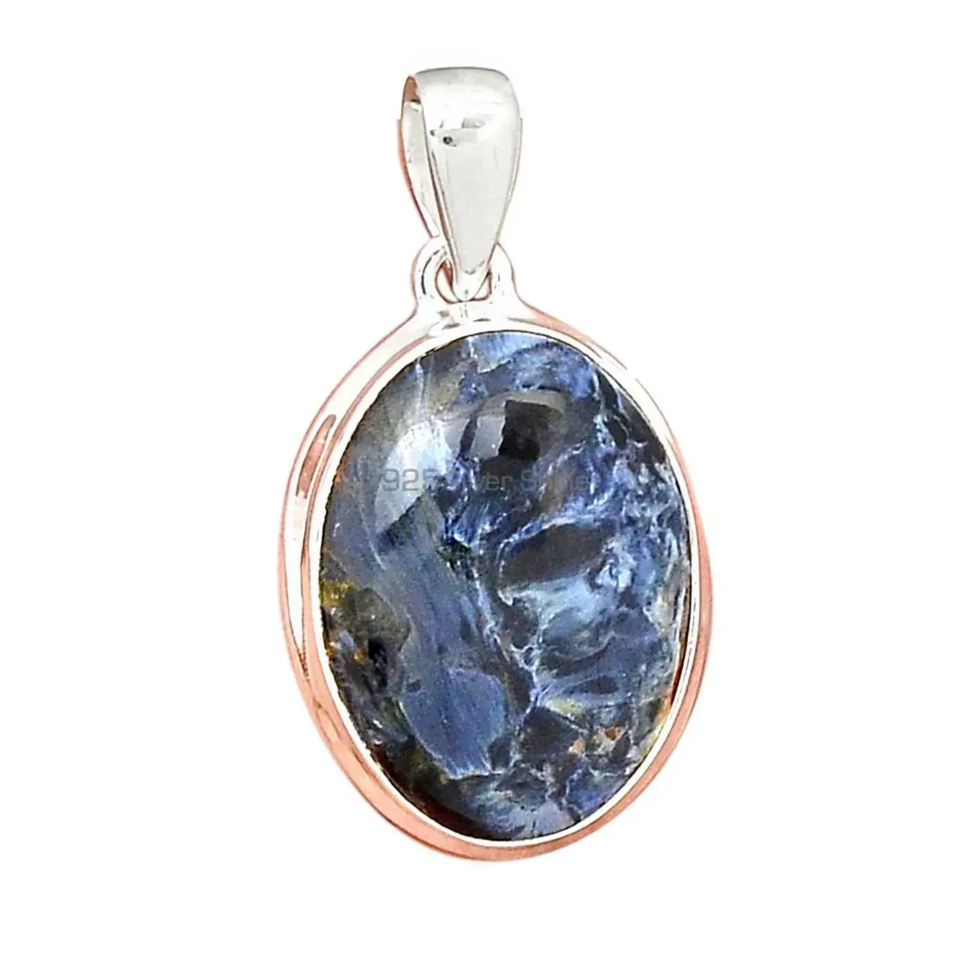 925 Sterling Silver Handmade Pendants In Pietersite Gemstone Jewelry 925SP144_3