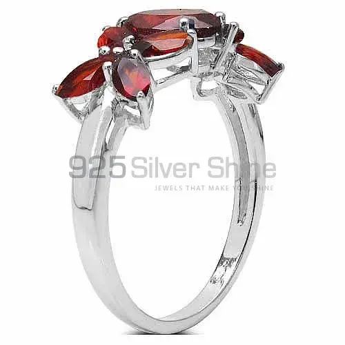 925 Sterling Silver Handmade Rings In Garnet Gemstone Jewelry 925SR3321_1