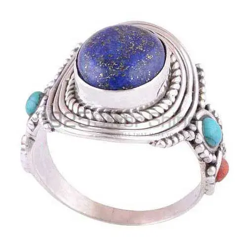 925 Sterling Silver Handmade Rings In Multi Gemstone Jewelry 925SR2990_0