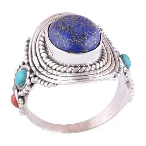 925 Sterling Silver Handmade Rings In Multi Gemstone Jewelry 925SR2990_1