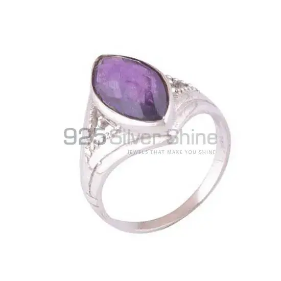 Sterling Silver Amethyst Couple Rings 925SR3907_1