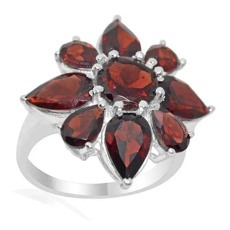 925 Sterling Silver Handmade Rings In Garnet Gemstone Jewelry 925SR2031_1