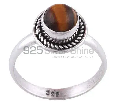 925 Sterling Silver Handmade Rings In Tiger's Eye Gemstone Jewelry 925SR2830_1