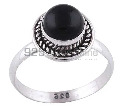 925 Sterling Silver Handmade Rings In Black Onyx Gemstone Jewelry 925SR2831_1