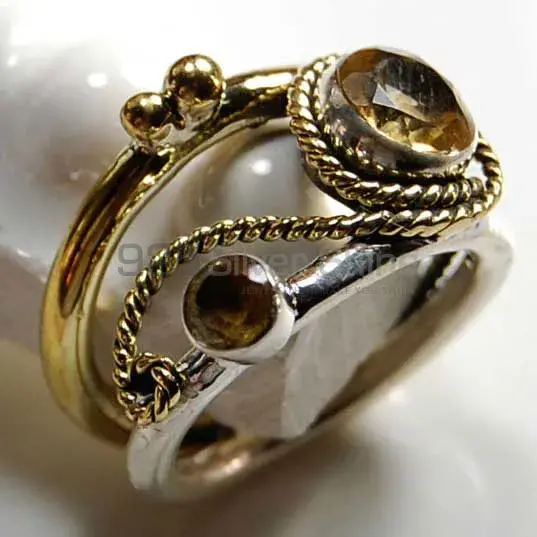 Citrine Sterling Silver Engagement Rings 925SR3691_1