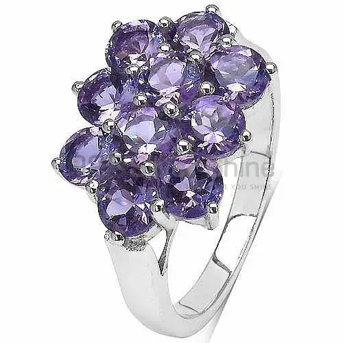 925 Sterling Silver Rings In Natural Amethyst Gemstone 925SR3043_1