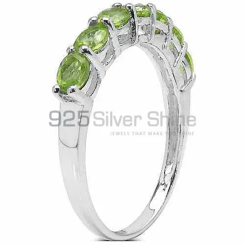 925 Sterling Silver Rings In Natural Peridot Gemstone 925SR3374_1