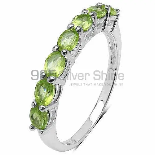 925 Sterling Silver Rings In Natural Peridot Gemstone 925SR3374_2