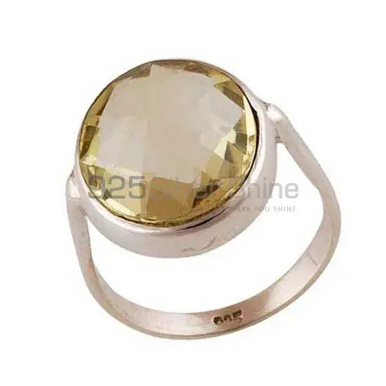 925 Sterling Silver Rings In Semi Precious Lemon Topaz Gemstone 925SR4042_1