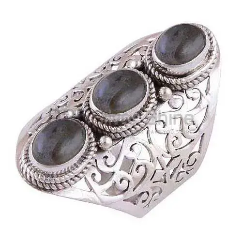 925 Sterling Silver Rings In Genuine Labradorite Gemstone 925SR3018_1