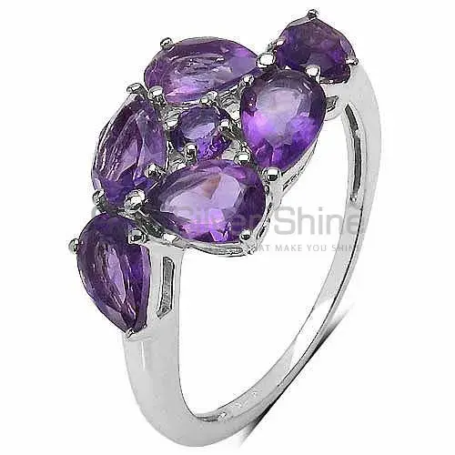 925 Sterling Silver Rings In Natural Amethyst Gemstone 925SR3268_2