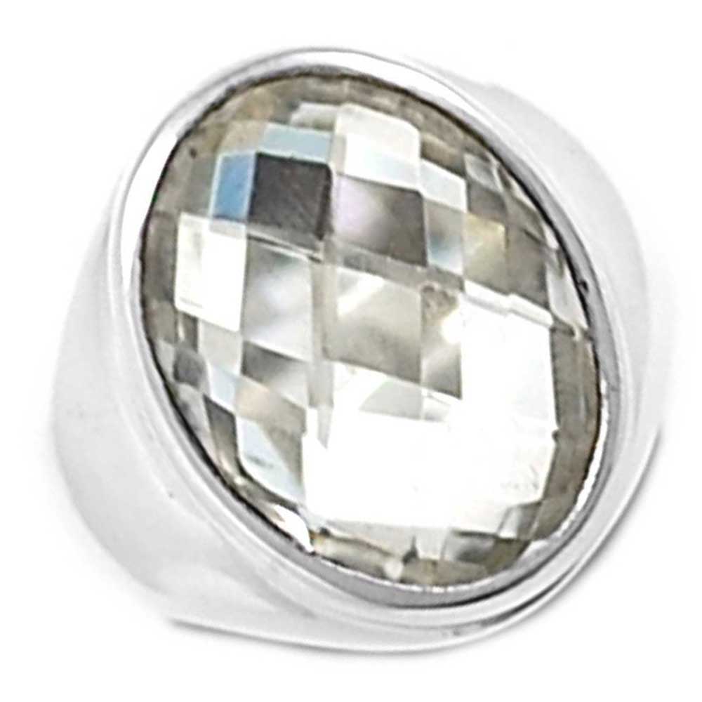 925 Sterling Silver Rings In Natural Crystal Gemstone 925SR993_0