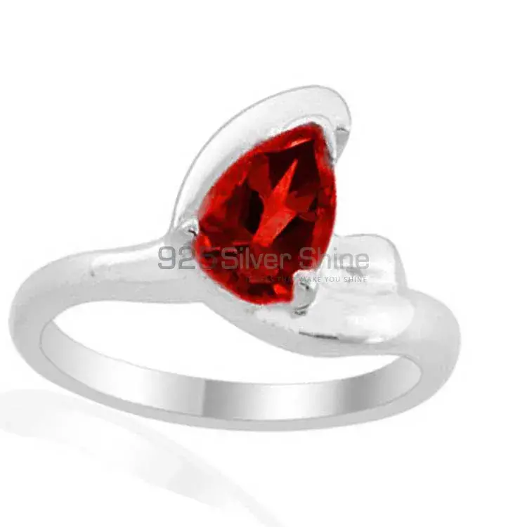 Stunning Garnet Gemstone Sterling Silver Rings 925SR1980_1
