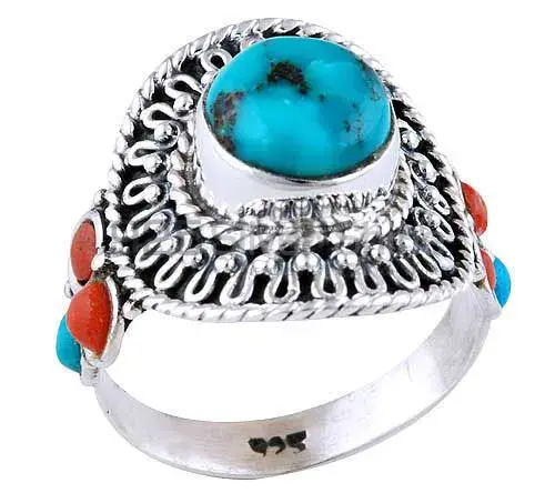 925 Sterling Silver Rings In Natural Multi Gemstone 925SR2937_1