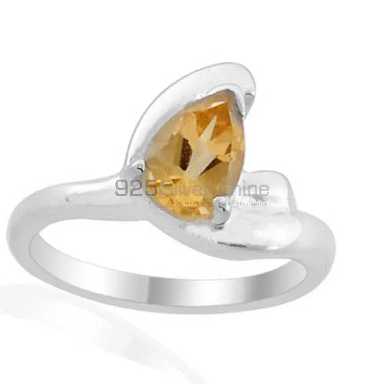 Citrine Gemstone 925 Silver Rings Jewelry 925SR1981_1