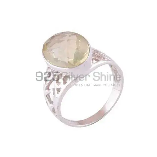 Sterling Silver Citrine Gemstone Rings 925SR3585_0