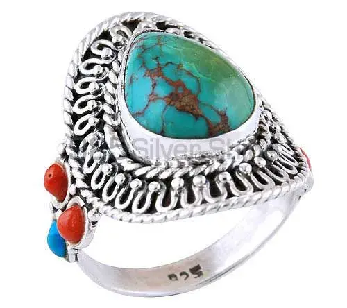 925 Sterling Silver Rings In Semi Precious Multi Gemstone 925SR2938_1