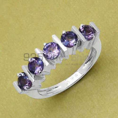 925 Sterling Silver Rings In Genuine Amethyst Gemstone 925SR3048_1