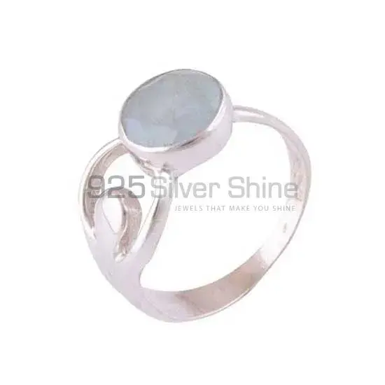 925 Sterling Silver Rings In Genuine Chalcedony Gemstone 925SR3967_1