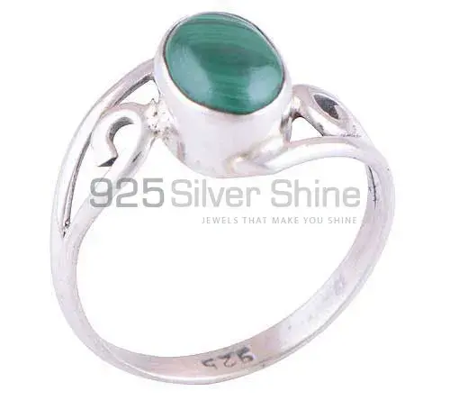 925 Sterling Silver Rings In Genuine Malachite Gemstone 925SR2811_1