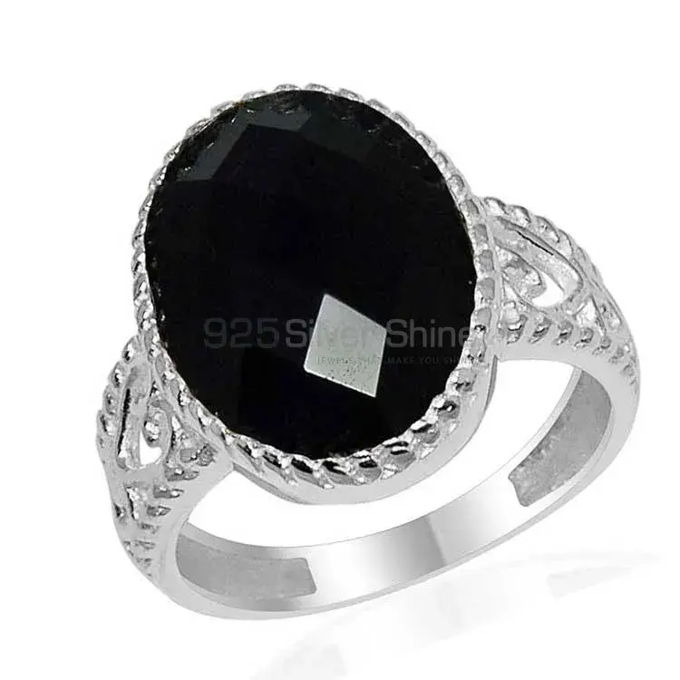 925 Sterling Silver Rings In Semi Precious Black Onyx Gemstone 925SR1628_1