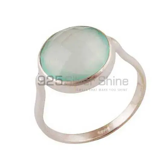 925 Sterling Silver Rings In Semi Precious Chalcedony Gemstone 925SR4045_1