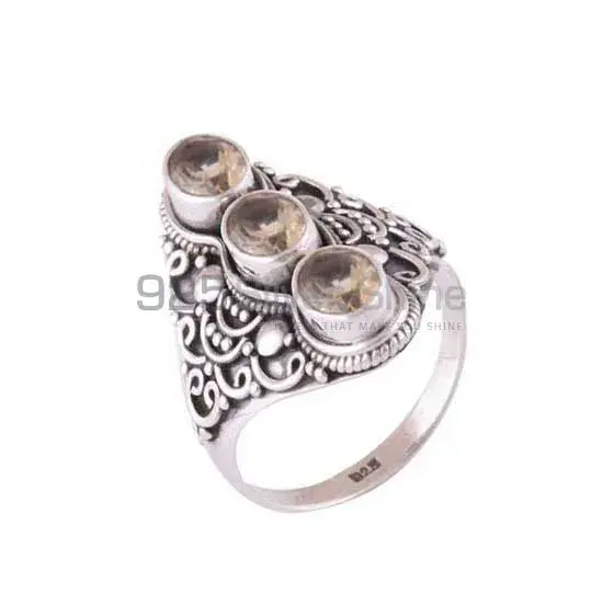 925 Sterling Silver Rings In Semi Precious Citrine Gemstone 925SR3887_1
