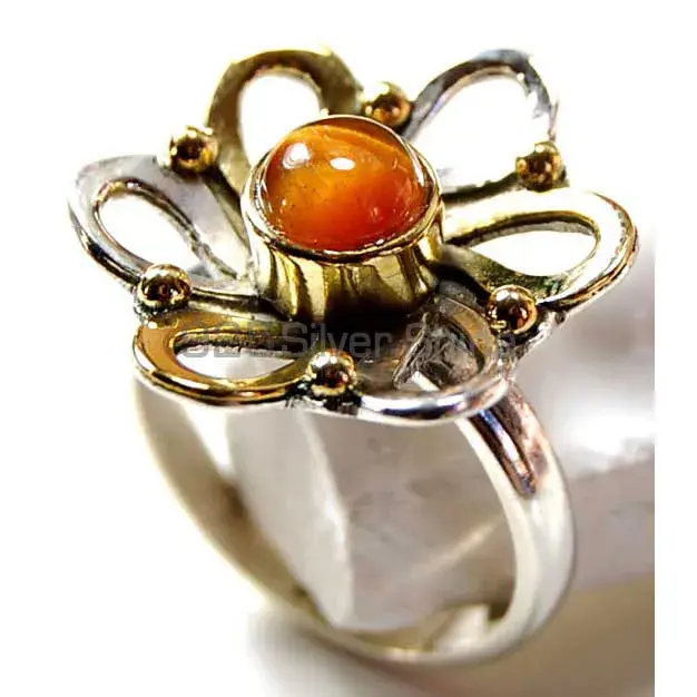 925 Sterling Silver Rings In Natural Carnelian Gemstone 925SR3765_0