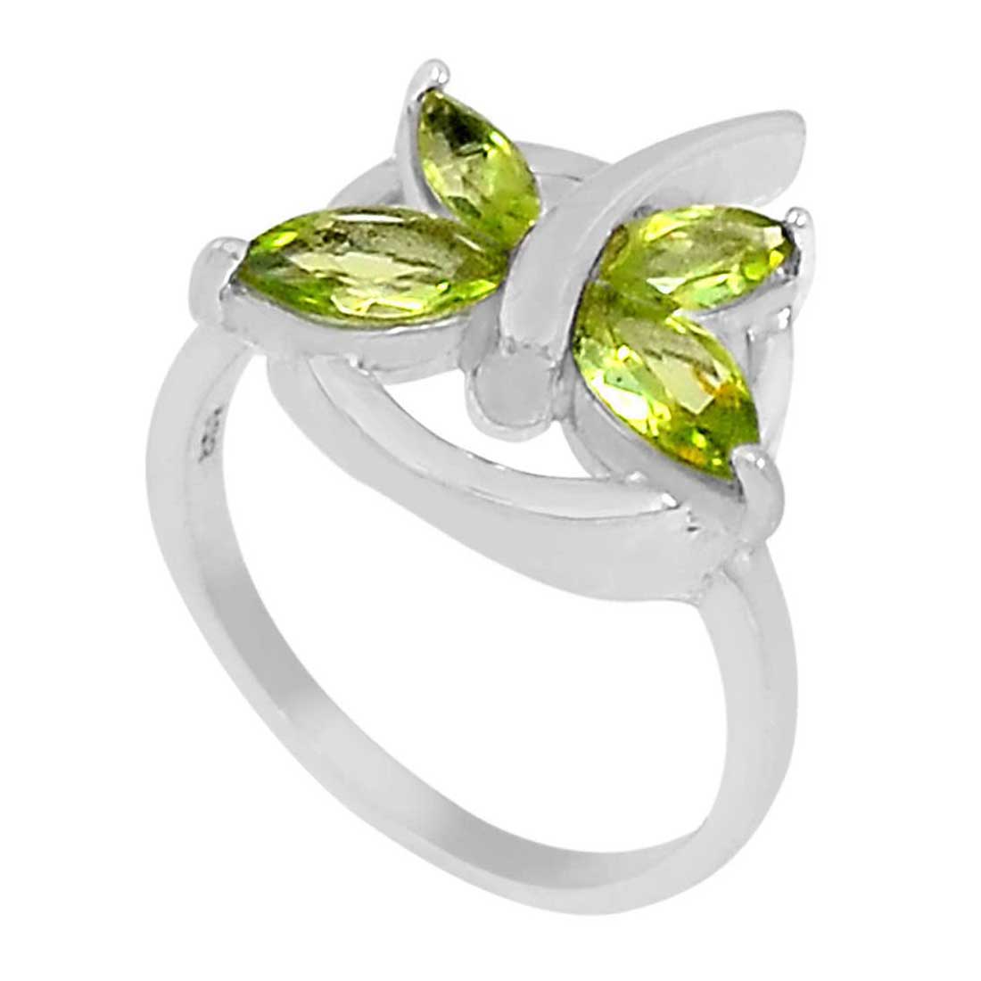 925 Sterling Silver Rings In Natural Iolite Gemstone 925SR938_1