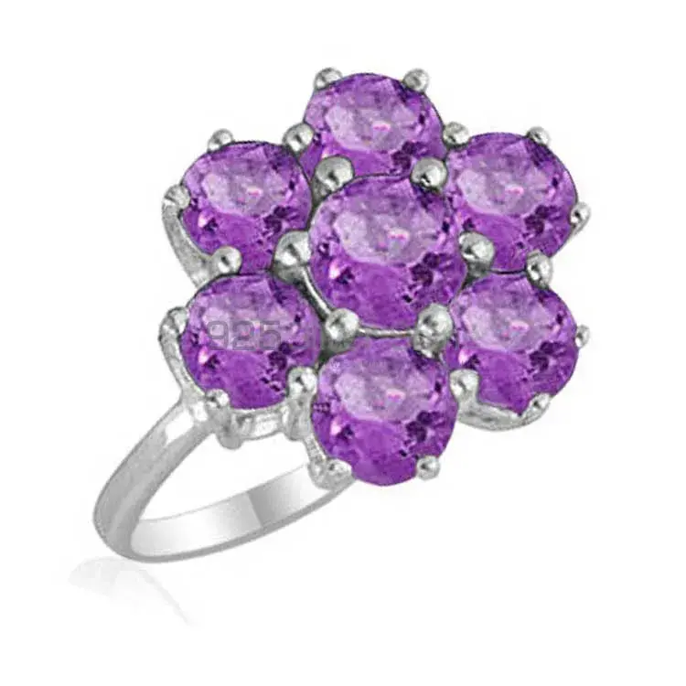 925 Sterling Silver Rings In Semi Precious Amethyst Gemstone 925SR1847_0