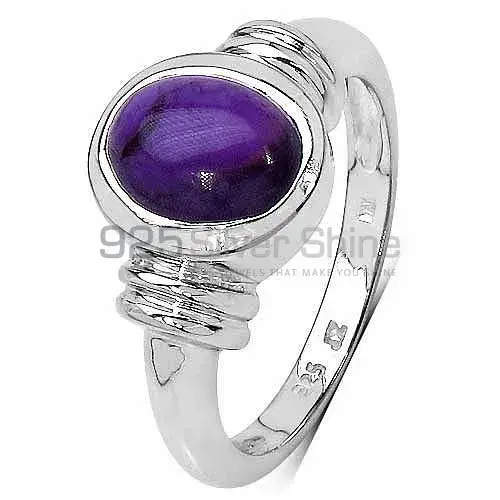 Amethyst February Birthstone Silver Rings 925SR3293_1