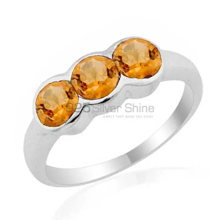 925 Sterling Silver Rings In Semi Precious Citrine Gemstone 925SR1780_0