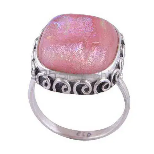 925 Sterling Silver Rings In Semi Precious Dichroic Glass Gemstone 925SR2962_2