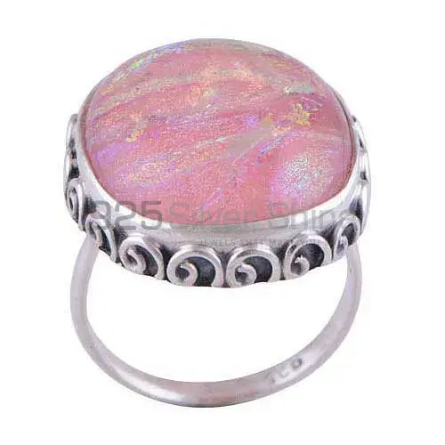 925 Sterling Silver Rings In Semi Precious Dichroic Glass Gemstone 925SR2962_3