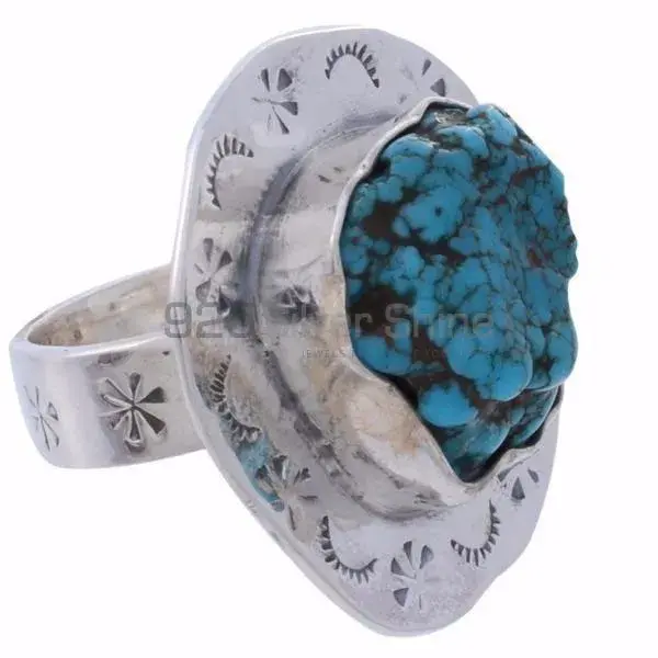 925 Sterling Silver Rings In Semi Precious Turquoise Gemstone 925SR3687_0