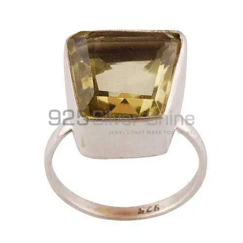 Citrine Gemstone Silver Women's Anniversary Rings 925SR3526_0