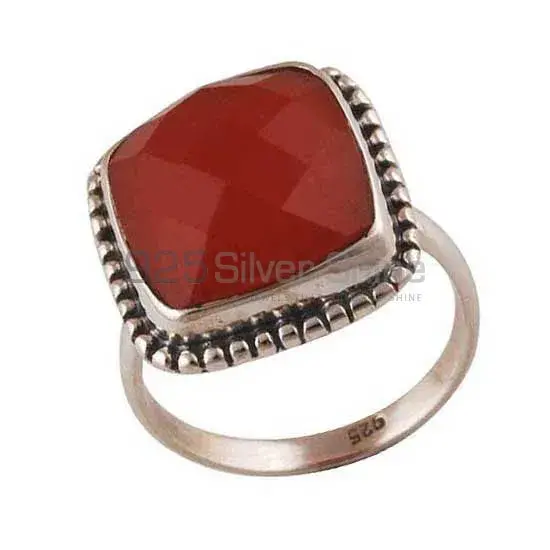 925 Sterling Silver Rings In Semi Precious Carnelian Gemstone 925SR4036_1