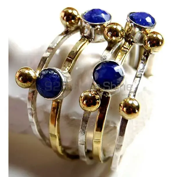 925 Sterling Silver Rings In Semi Precious Dyed Sapphire Gemstone 925SR3763