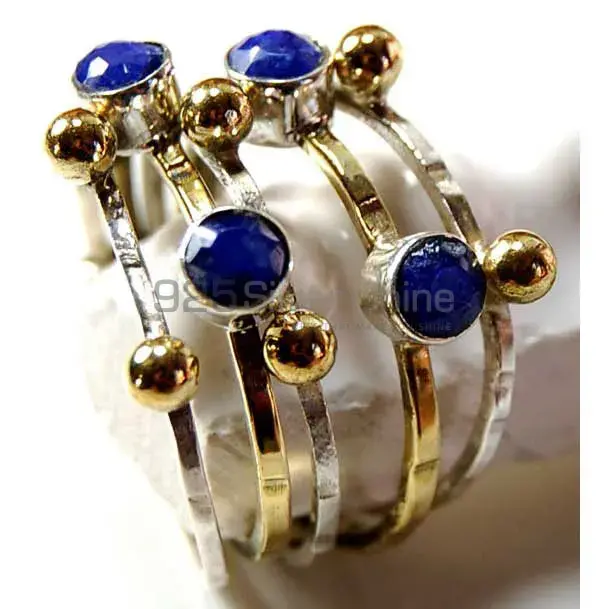 925 Sterling Silver Rings In Semi Precious Dyed Sapphire Gemstone 925SR3763_0