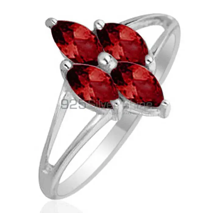 925 Sterling Silver Rings In Semi Precious Garnet Gemstone 925SR1844_1