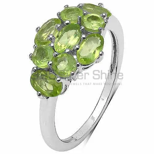 925 Sterling Silver Rings In Semi Precious Peridot Gemstone 925SR3369_2