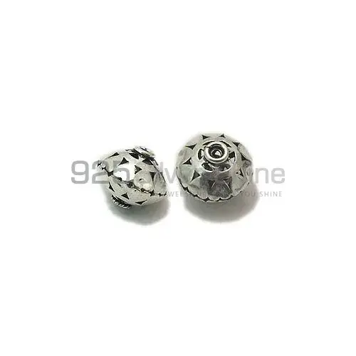 925 Sterling Silver Filigree Rondell Beads. 11.5x14.5mm Sold per pkg of 10-925SFB106