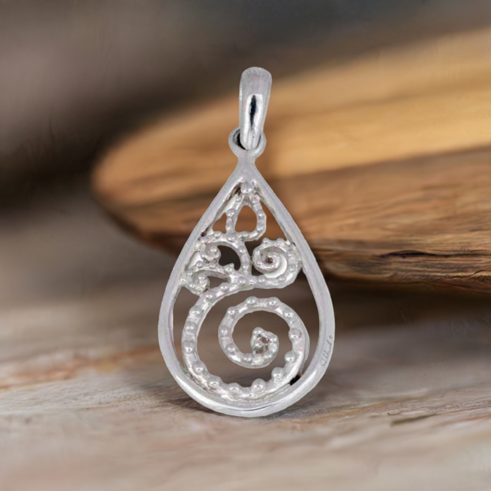 Sterling Silver Plain Pendant