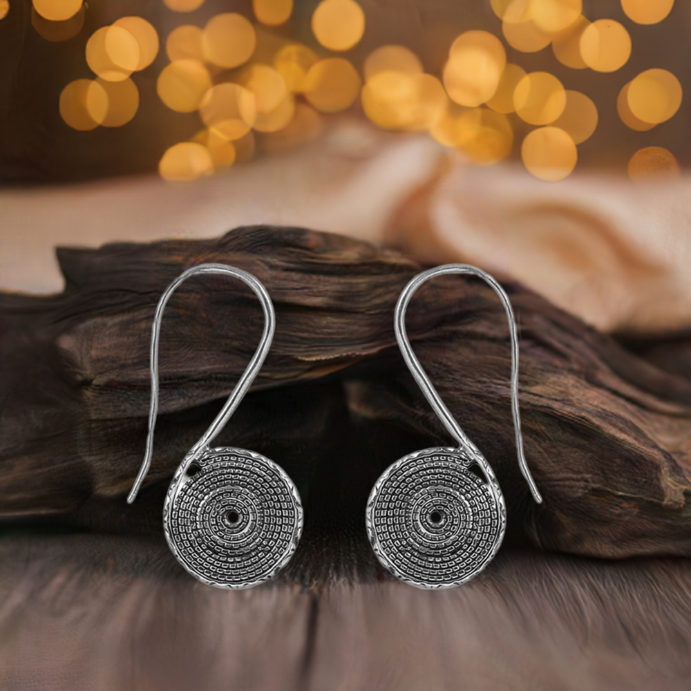 925 Sterling Plain Silver Earring Jewelry 925SE148