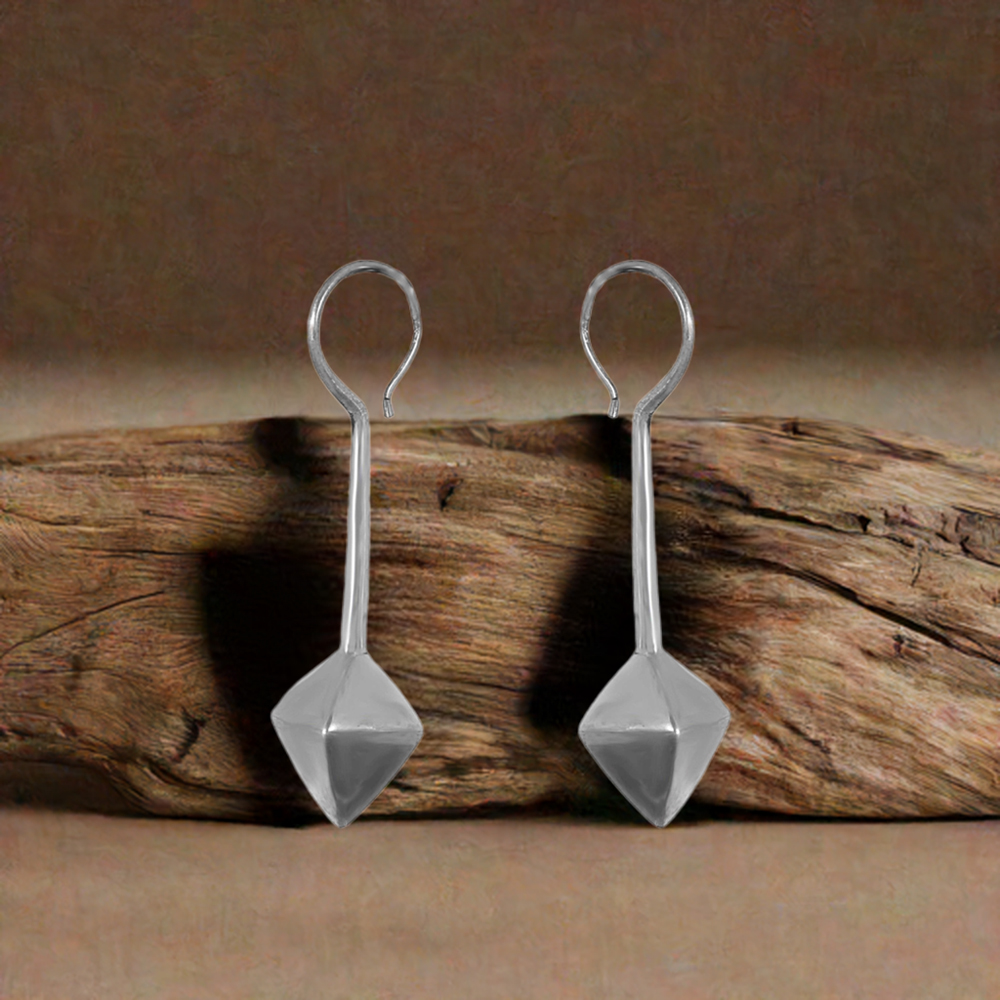 Sterling Silver Plain Earring Jewelry 925SE194