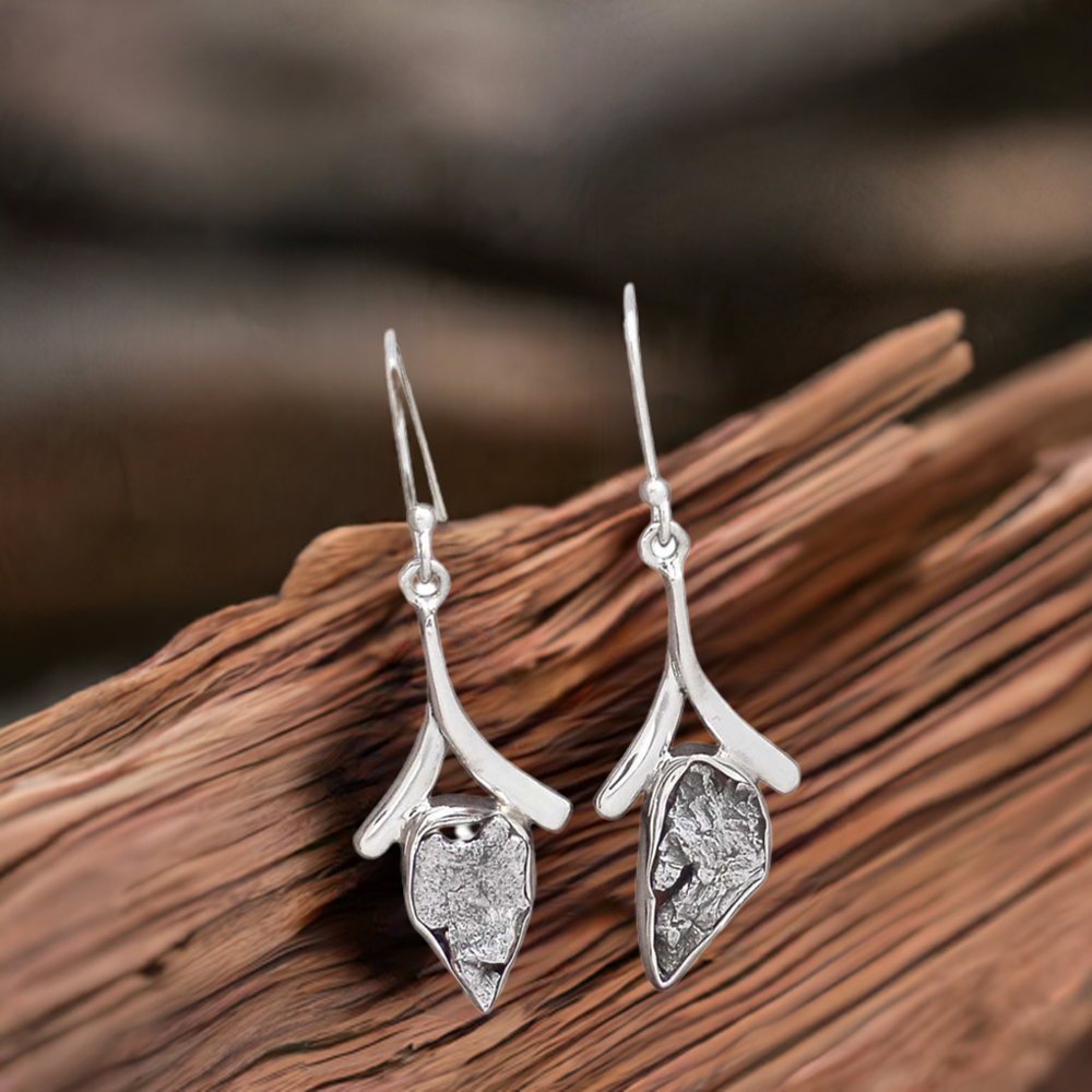 925 Sterling Silver Earrings In Pyrite Gemstone Jewelry 925SE2161